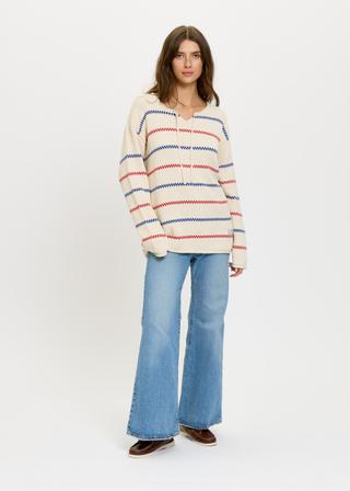 EM Käringötröja Stickad Offwhite Unisex